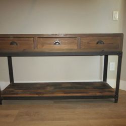 Gustav Three Drawer Console 