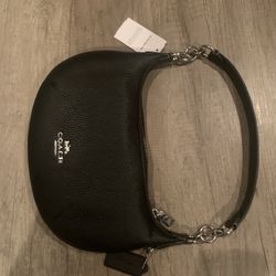 Authentic Leather Coach Handbag