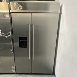 🔥 KitchenAid 48” Built-In Side-by-Side Refrigerator | OPEN BOX