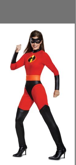 Disney The Incredibles Mrs. Incredible Classic Costume,   Official The Incredibles Adult Costume  Size adult Medium   Halloween costume   New