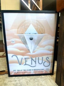 Venus Print with Black Wood Frame