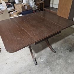 Wooden table vintage antique