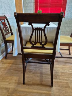 Harp back chairs