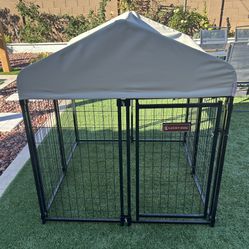 Lucky Dog STAY Series Studio Jr. Dog Kennel, Khaki