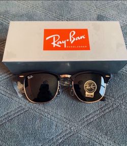 RayBan CLUBMASTER Sunglasses 51MM Frame AUTHENTIC