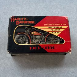 Harley Davidson Numbered Playing Cards