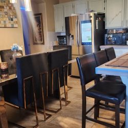 3 Counter Stools In Good Shape