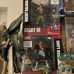 Rocky III Statues
