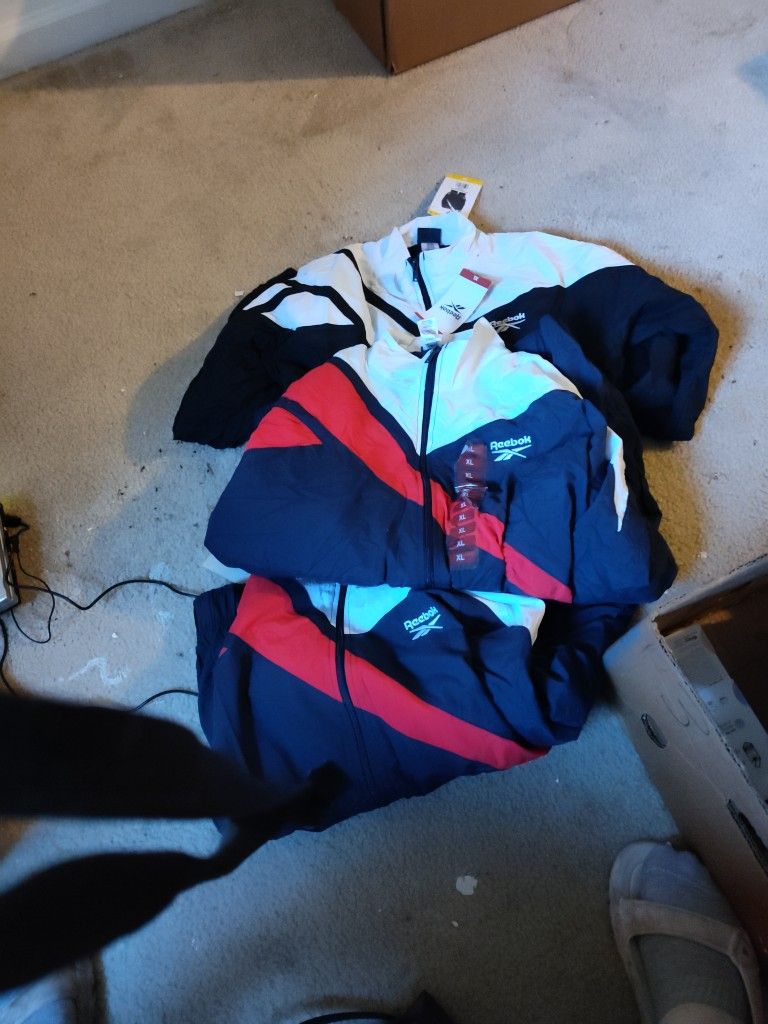 Reebok Wind Breakers.