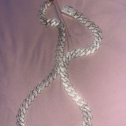 Vvs1 Moisanite Rose Gold Chain