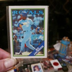 Rare Bo Jackson Error Card Topps 1988