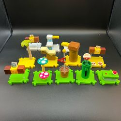 Super Mario Micro Land Playset Pieces Lot JAKKS Nintendo Terrain No Figures