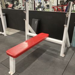 Full Commercial Olympic Weight Bench- Heavy Duty, Fully Welded
