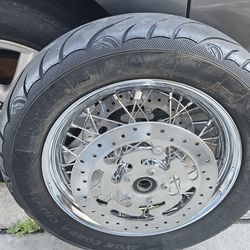 A Rim and tire