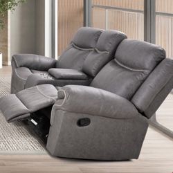 2pc Reclining Sofa & Loveseat $999
