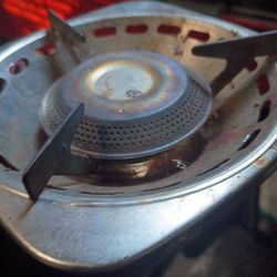 Small propane tank    -Stove top