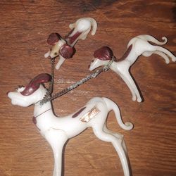 Vintage Miniature Glass Dogs