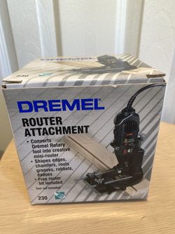 Vintage Dremel Router Attachment, Model #230