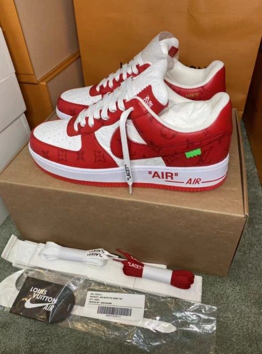 Nike x LOUIS VUITTON Air Force 1 Low Top Boardshorts