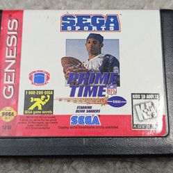 Prime Time NFL Football starring Deion Sanders Sega Genesis Game