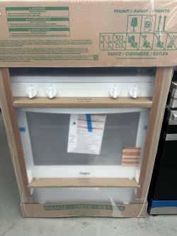 NEW🔥Whirlpool 30” Freestanding Gas Range in White