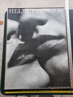 Helmut Newtown Kiss Framed Art Poster
