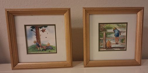Winnie The Pooh Pictures-Set of 2