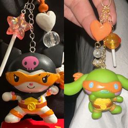 Hello Kitty X TMNT Keychains For Sale 