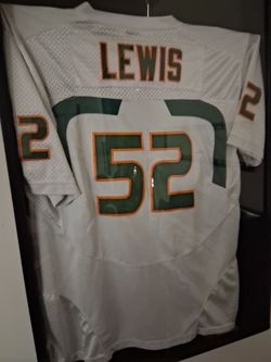 Ray Lewis #52 Miami Hurricanes Football Jersey