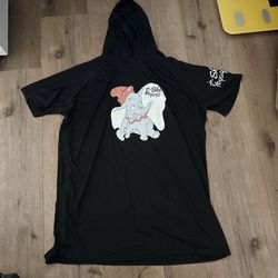 Plus Black with Dumbo Graphic dress