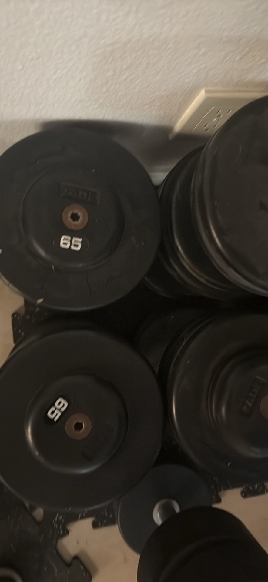 45s,50s, 60s,65s and 70s Dumbbells