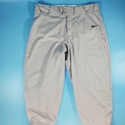 Nike Vapor Select High Baseball Pants Grey BQ6432-052 Gray Men's Large Brand NEW