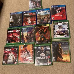 Xbox And Ps4 / PS5 Games