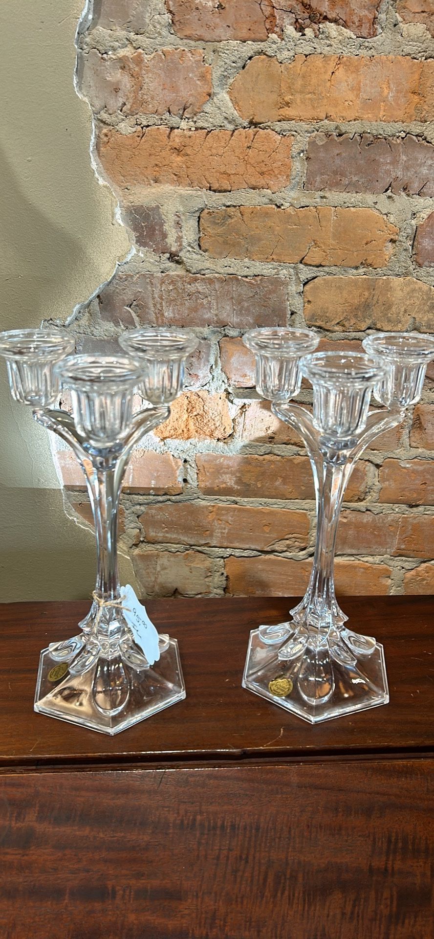 Stunning Crystal candelabras