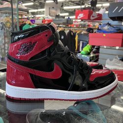 Women’s Air Jordan 1 Retro High Patent Bred
