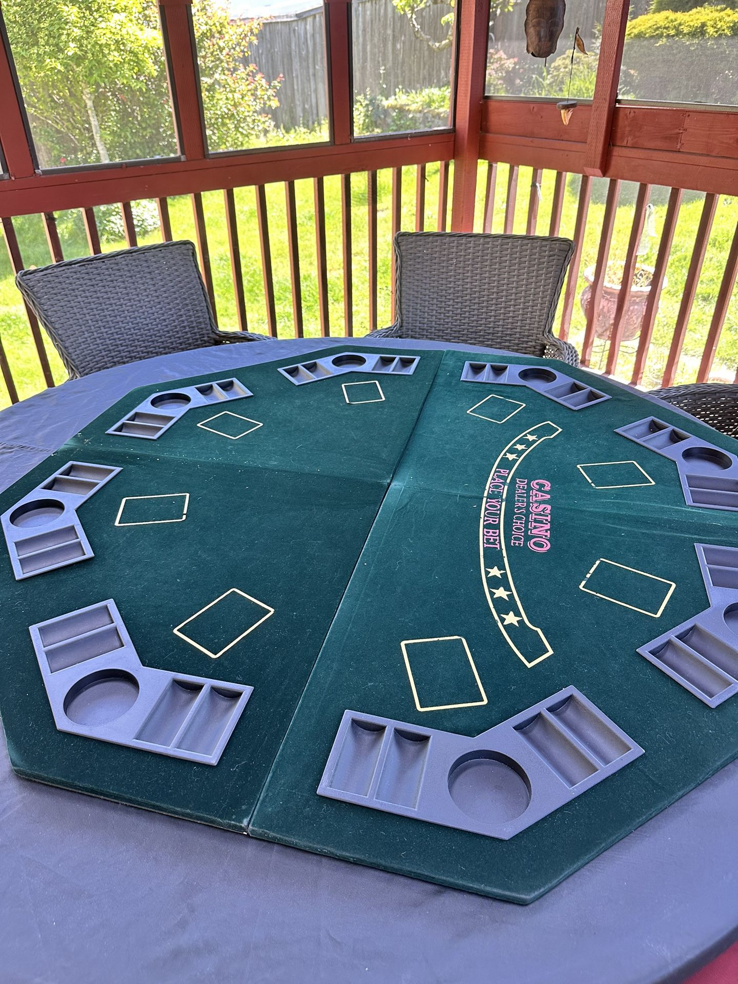 Foldable Poker Table Top