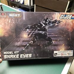 New Sealed GIJoe Snake Eyes Model Kit NO GLUE or Painting Needed!!