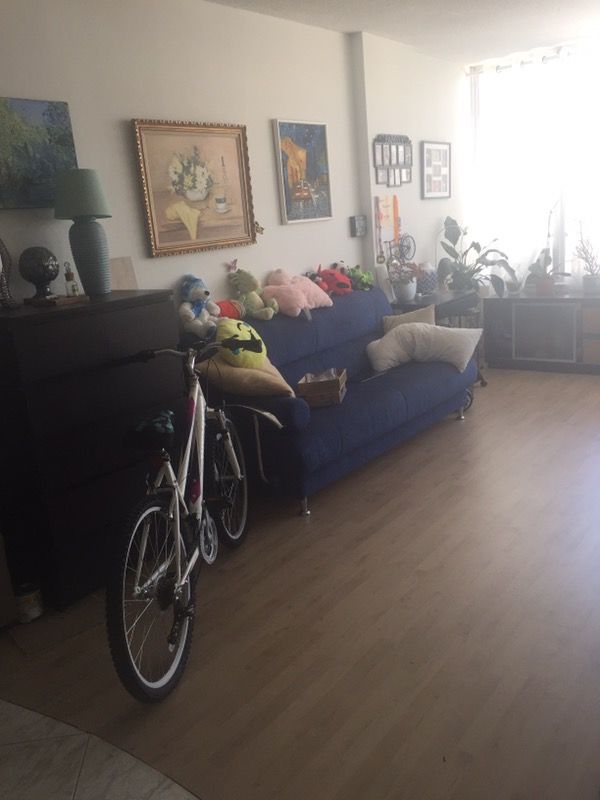 Blue sofa