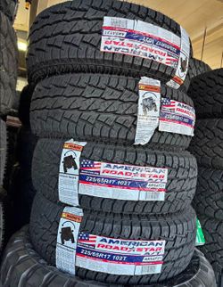 225 65 17 American Tires Con 50,000 millas de Garantía