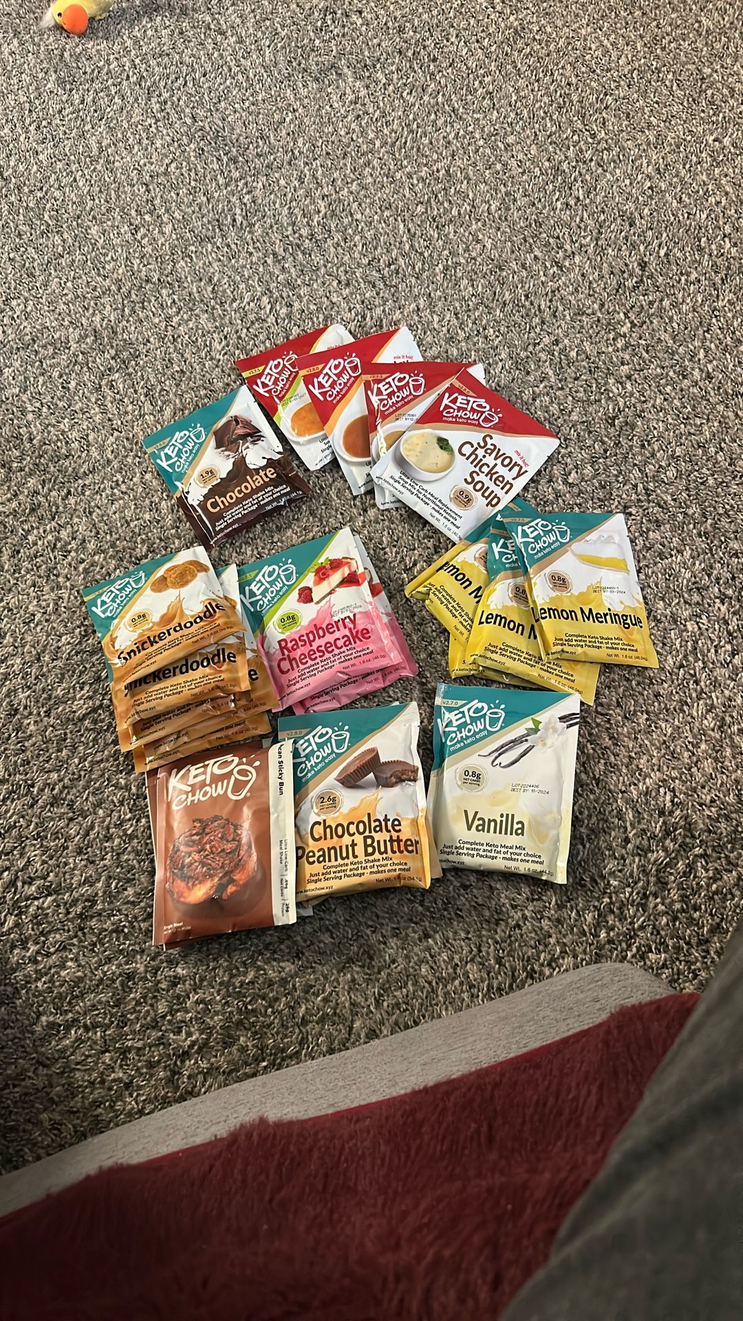 Assorted Packages Of Keto chow