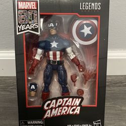 Marvel Legends 80 Years Avengers Captain America Figure 