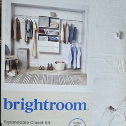 NEW Brightroom Expandable Closet Kit