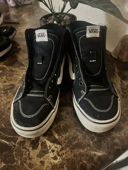 Vans High-Top Sneakers Black and White