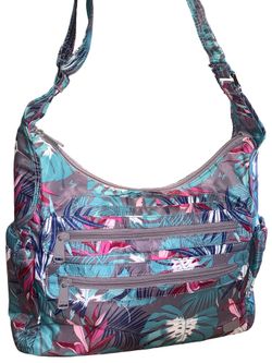 Lug Camper Crossbody Bag Rare Botanical Multi Printed