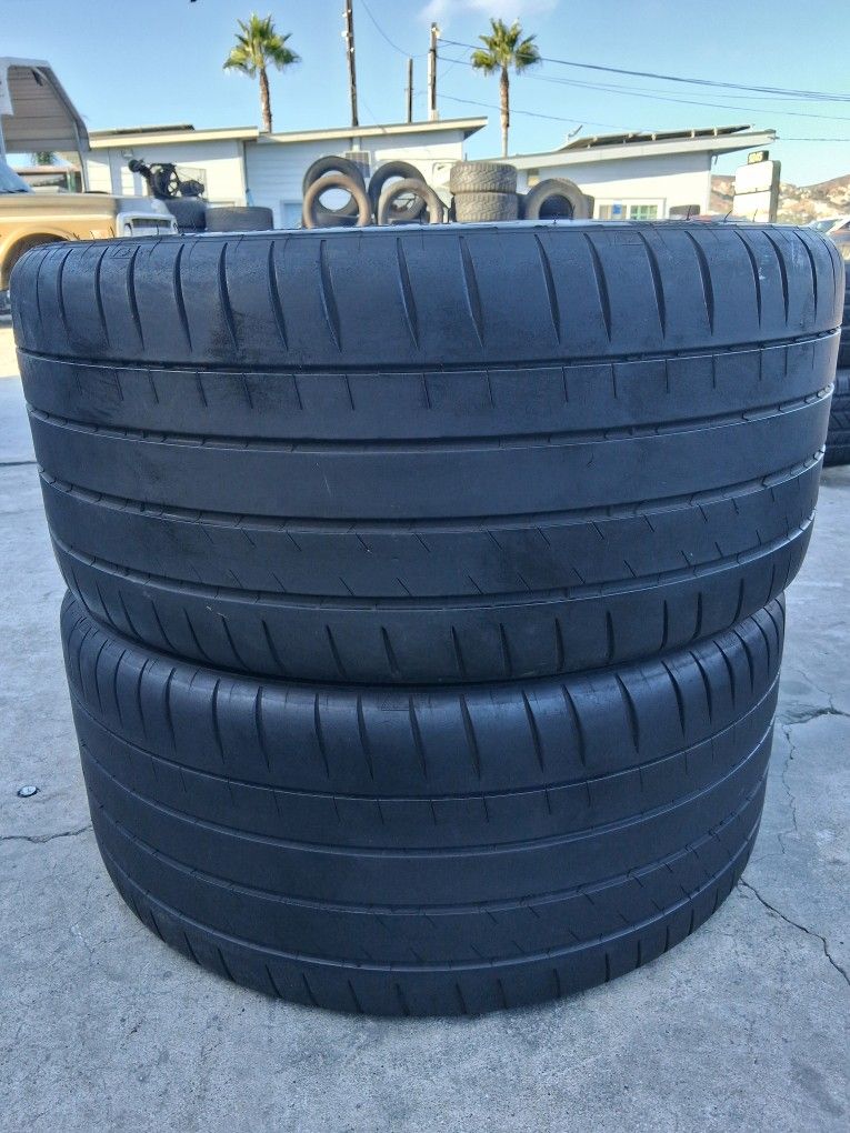 Pair Of 2 255/35/r19 Michelin Pilotsport 4s ‼️free Installation‼️