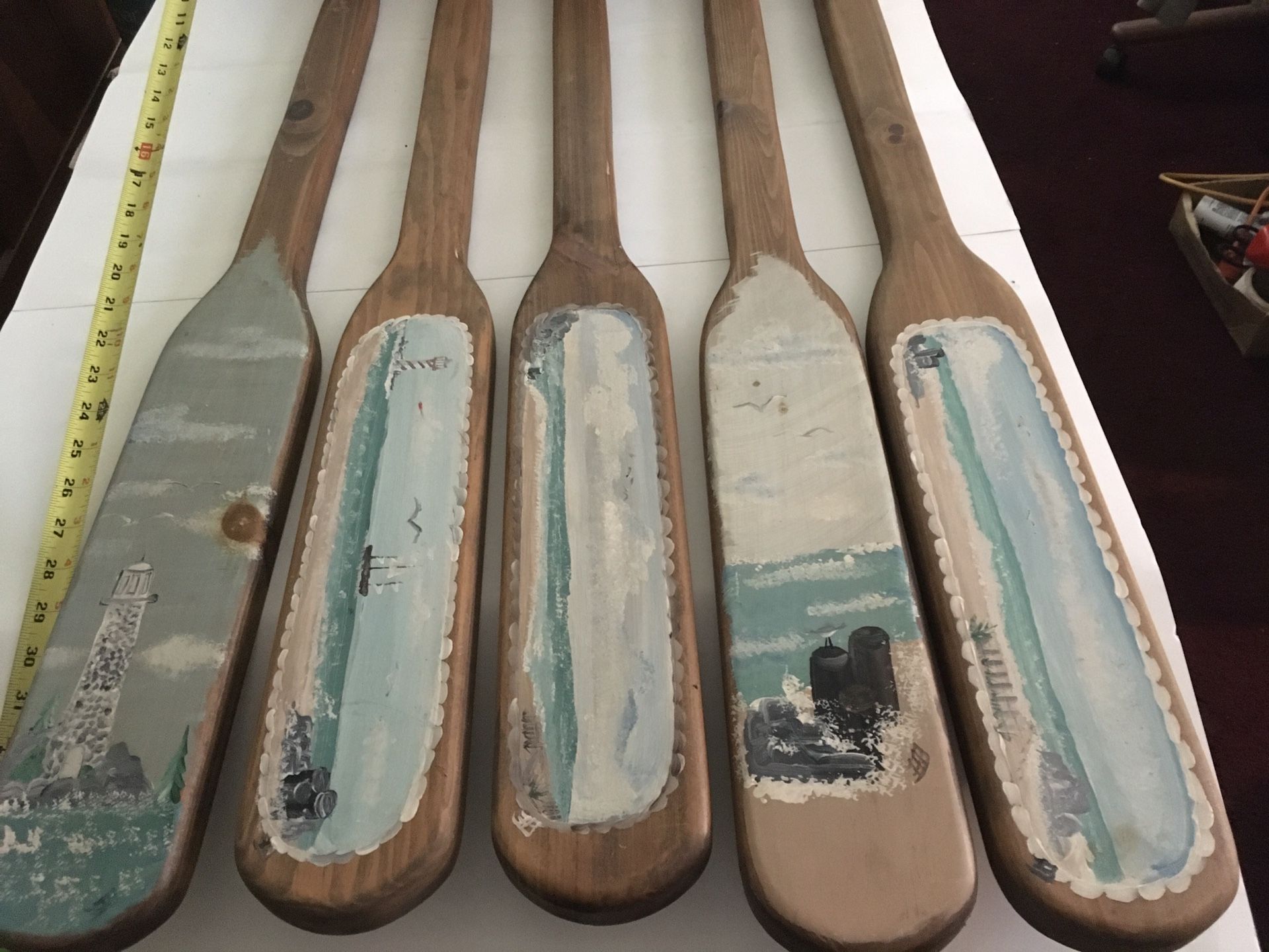 Hand Painted Oars  