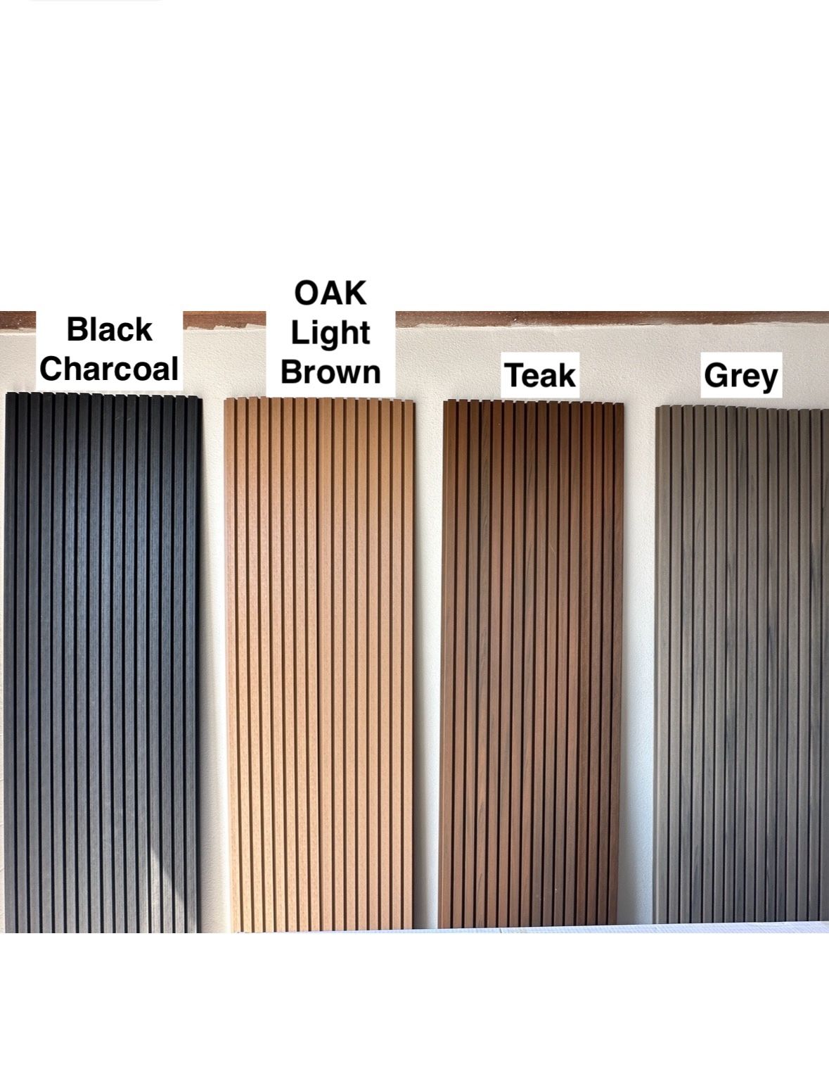 Exterior Siding Panels Accent Wall Decor European Modern Wood Grain 8.5 in by 114 in