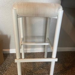 White Bar Stool