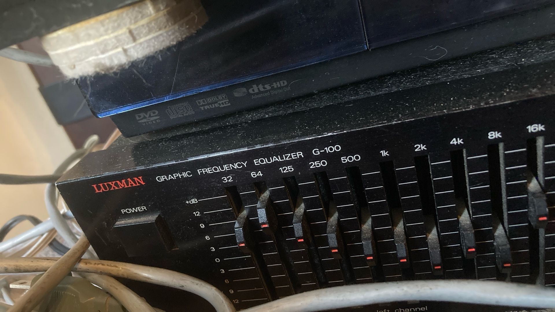 Luxman G100 Equalizer With Fifteen Watt Amp To Distribute Through Bass Or Treble Alone Or Both
