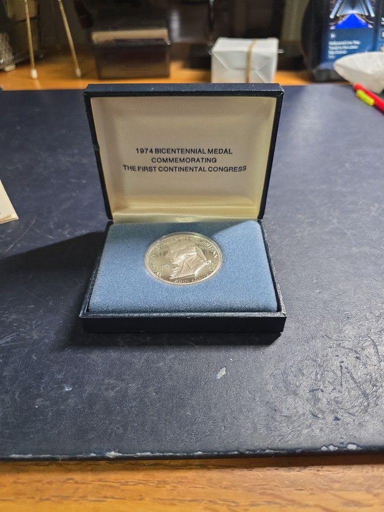 1974 Bicentennial Medal Commemorating The First Continental Congress